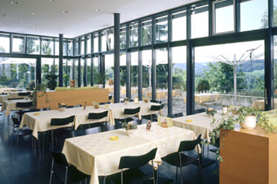 Interior view of the restaurant