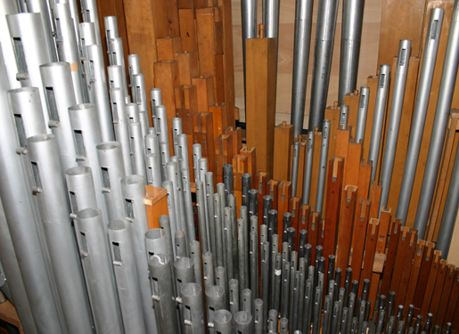 Britannic-Orgel Orgelpfeifen