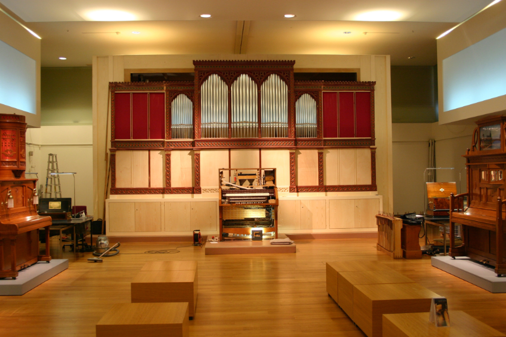 Aufbau der Orgel