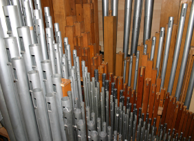 Britannic-Orgel Orgelpfeifen