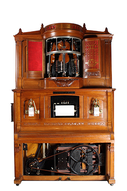 Orchestrion Phonoliszt Violina, Innenansicht