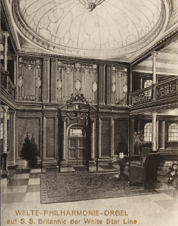 Britannic pipe organ top