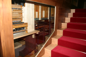 View of the interior of the organ