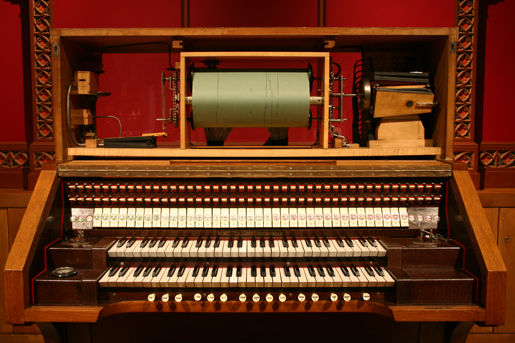 The organ console