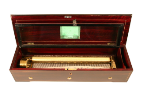 Music Box Piano-Forte open, 8 melodies, Nicole Frères, Geneva around 1850