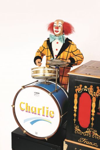 Drehorgel mit Automat „Charlie“ oder „Charly“. Franz Oehrlein, Mainz 1991