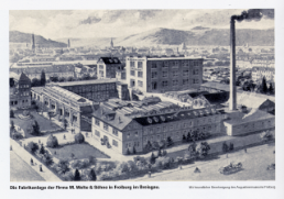La fabbrica Welte a Friburgo in Brisgovia