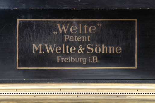 Gaveau/Welte, plaque de fabrique