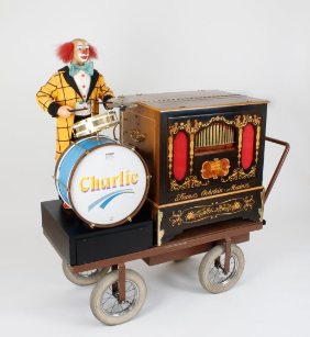 Drehorgel mit Automat „Charlie“ oder „Charly“. Franz Oehrlein, Mainz 1991